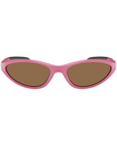 Marine Serre Pink Vuarnet Edition Injected Visionizer Sunglasses - Black