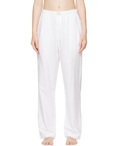 Skims Pantalon de pyjama blanc - hotel - Multicolore