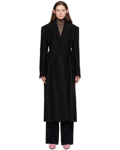 Givenchy Manteau noir à boutons