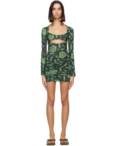 KNWLS Ssense Exclusive Scant Dress - Green