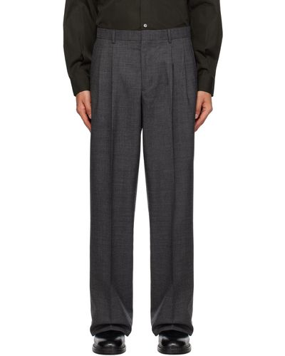 sunflower Pleated Trousers - Black