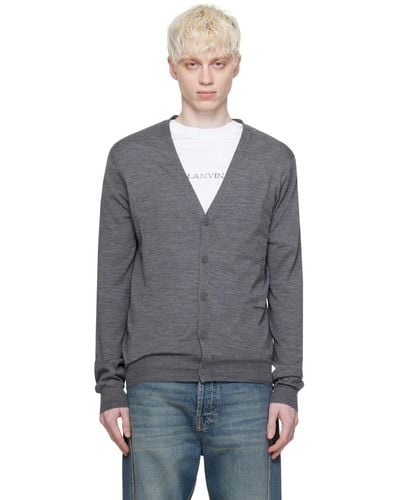 Lanvin Straight Cardigan - Black