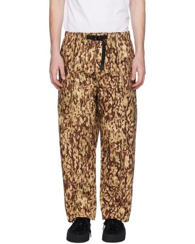 South2 West8 Belted Track Trousers - Natural