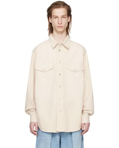 Isabel Marant Off-white Tailly Shirt - Natural