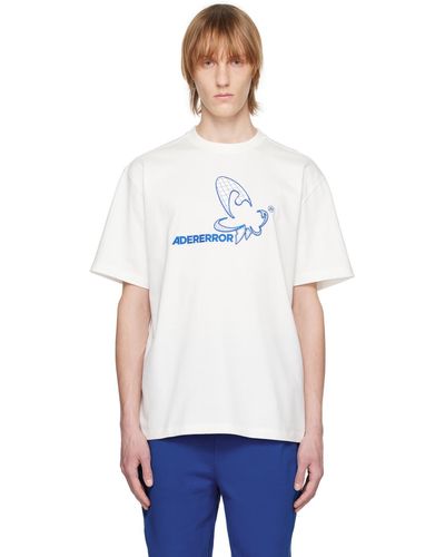 Adererror Appliqué T-shirt - White