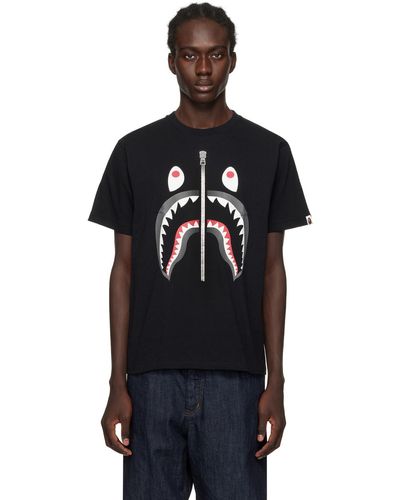 A Bathing Ape Shark T-shirt - Black