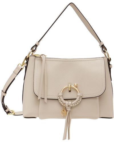 See By Chloé Taupe Small Joan Bag - Natural