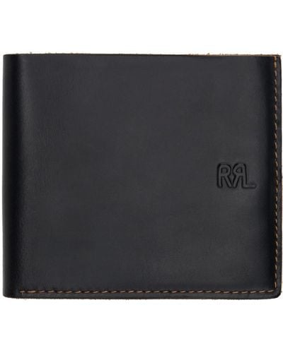RRL Leather Billfold Wallet - Black