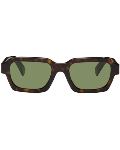 Retrosuperfuture Tortoiseshell Caro Sunglasses - Green