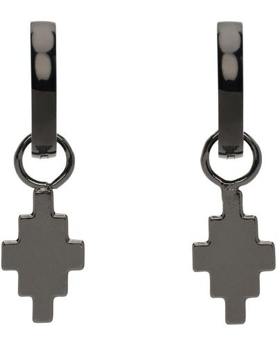 Marcelo Burlon Cross Pendant Earrings - Metallic