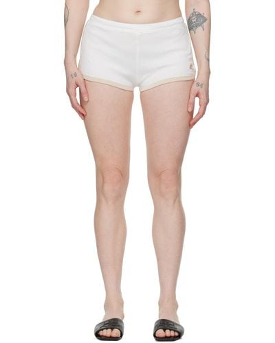 Courreges White Contrast Shorts