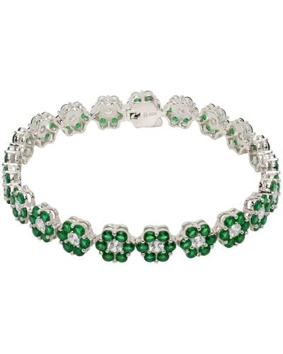 Hatton Labs Daisy Tennis Bracelet - Green