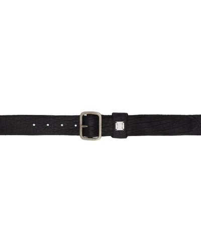 Guidi Leather Belt - Black