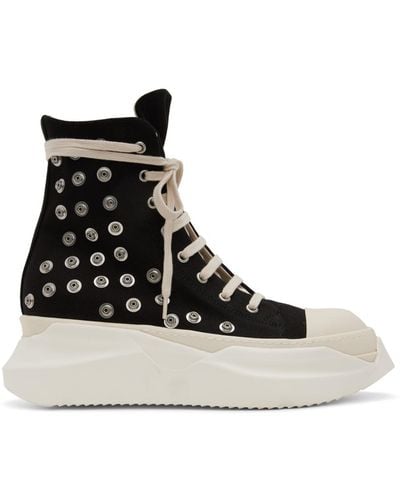 Rick Owens Luxor Abstract High-top Sneakers - Black