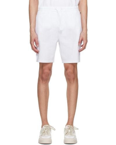 BOSS Embroide Shorts - White