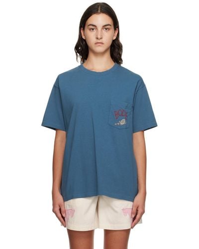 Bode ブルー Sweet Pine Tシャツ