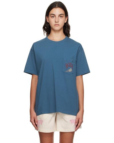 Bode T-shirt sweet pine bleu