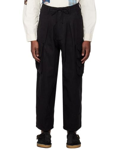 STORY mfg. Forager Cargo Trousers - Black