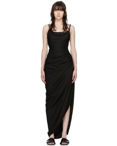 Jacquemus 'la Robe Saudade' Maxi Dress - Black