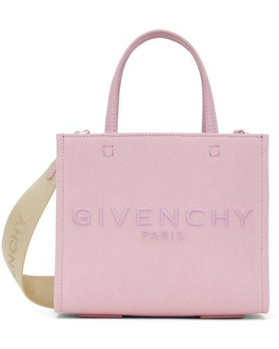 Givenchy Mini cabas rose à logo