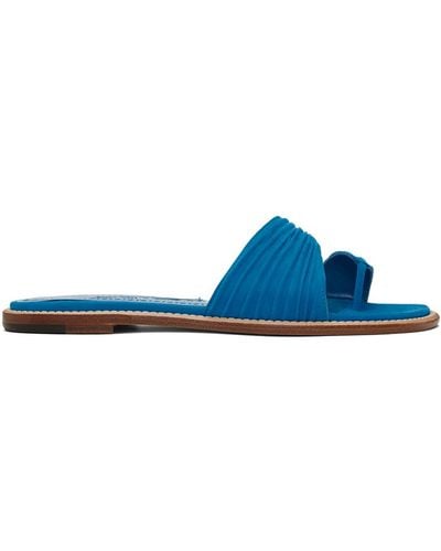 Manolo Blahnik Blue Tibo Sandals - Black
