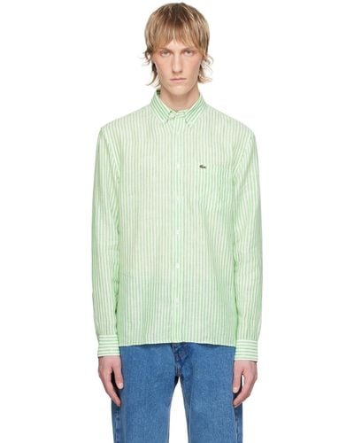 Lacoste Striped Shirt - Green