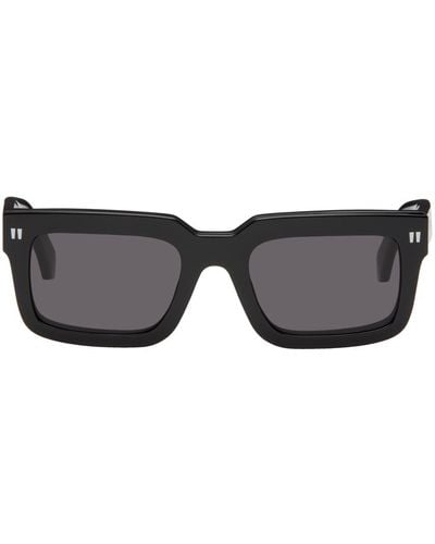 Off-White c/o Virgil Abloh Off- lunettes de soleil noires à clip
