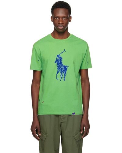 Polo Ralph Lauren T-shirt vert à logo