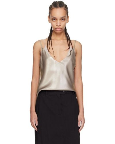 BOSS Taupe Layered Camisole - Black