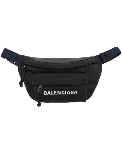 Balenciaga ブラック スモール ウィール ベルト バッグ