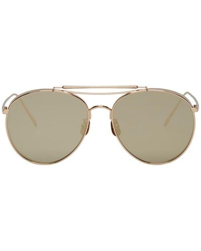 Gentle Monster Gold Big Bully Sunglasses - Multicolor
