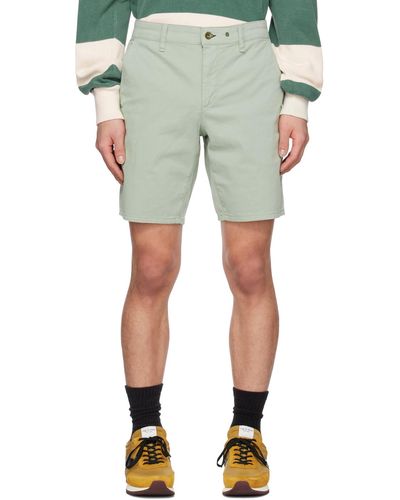 Rag & Bone Green Perry Shorts - Multicolour