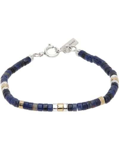 Isabel Marant Bracelet bleu marine à perles