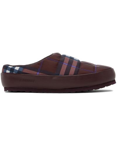 Slippers Burberry pour homme | Réductions en ligne jusqu'à 50 % | Lyst