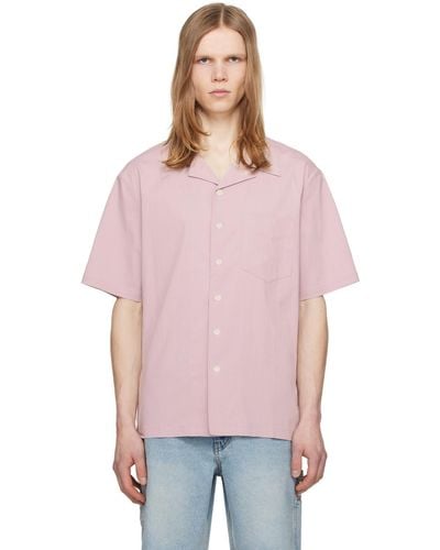 DUNST Open Collared Shirt - Pink