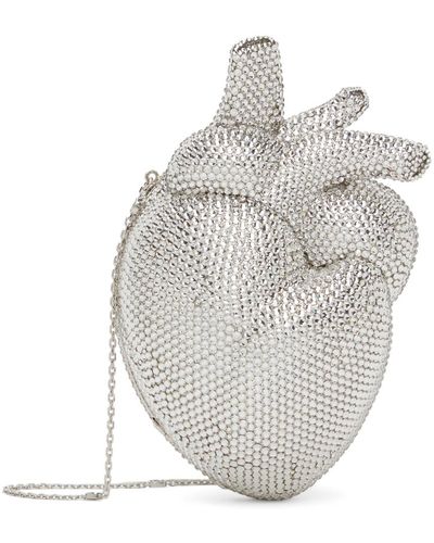 Gucci Silver Broadway Heart-shaped Shoulder Bag - Multicolor