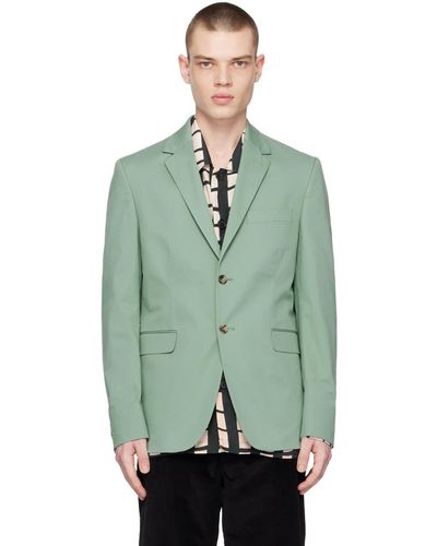 Paul Smith Veston vert à deux boutons