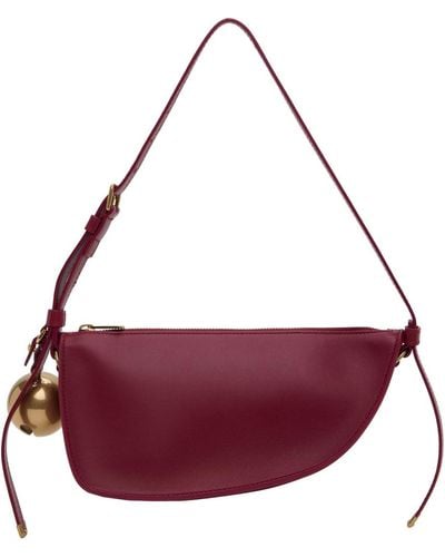 Burberry Mini sac à bandoulière rose à breloque graphique - Violet
