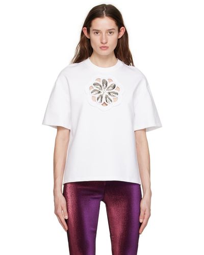 Area Mussel Flower T-shirt - White