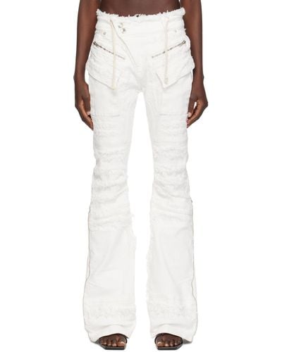 OTTOLINGER Frayed Jeans - White