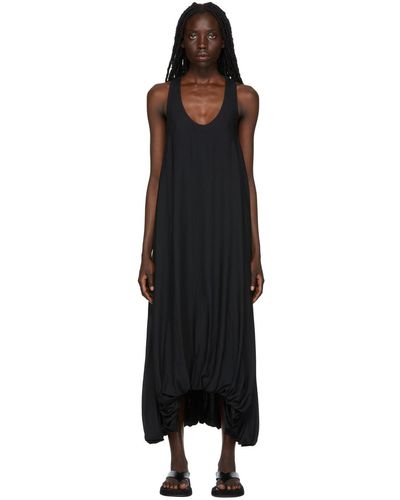 The Row Ssense Exclusive Copo Maxi Dress - Black