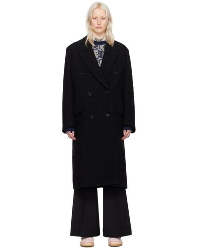 Acne Studios Black Double-breasted Coat