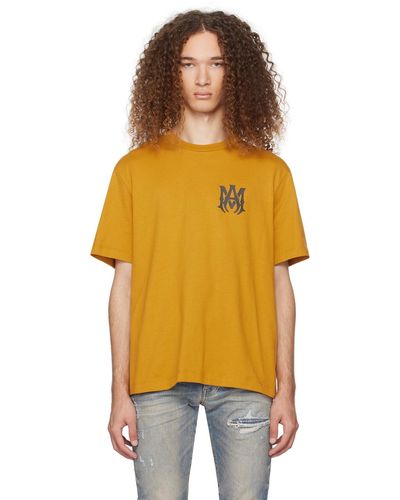 Amiri Orange 'ma' T-shirt