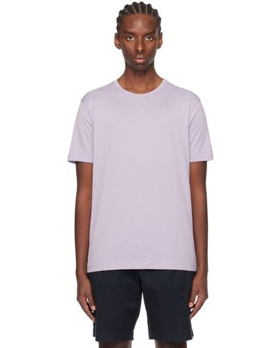 Sunspel Purple Classic T-shirt