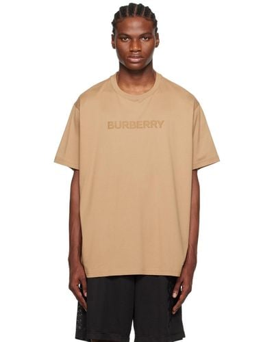 Burberry ブラウン ボンディングロゴ Tシャツ - マルチカラー