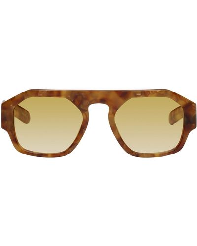 FLATLIST EYEWEAR Tortoiseshell Lefty Sunglasses - Black