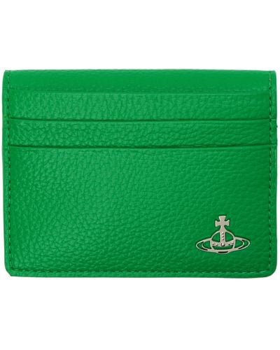 Vivienne Westwood Re-vegan Man Card Holder - Green