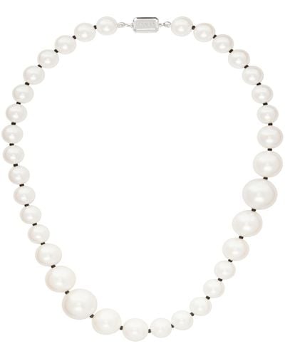 NUMBERING #9738 Necklace - White