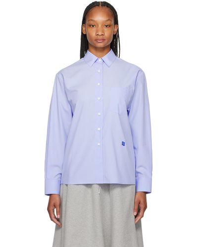 Adererror Significant Trs Tag Shirt - Blue