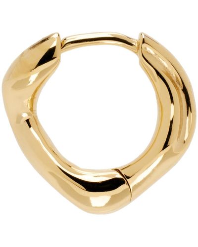 Maria Black Maria boucle d'oreille à anneau unique anil 8 dorée - Métallisé